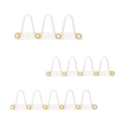 Wooden Coat Hooks Heavy Duty Wall Hooks for Bathroom Door Wall Mudroom