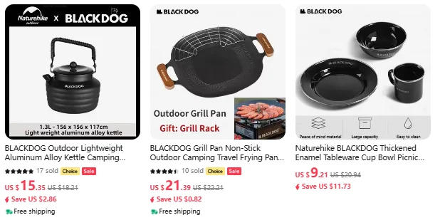 Description Picture 5 of itemWidesea Camping Cooking System Heat Exchanger Outdoor Gas Stove Burner Tourist Pot Cup Cookware Tableware Tourism Bowler Dishes