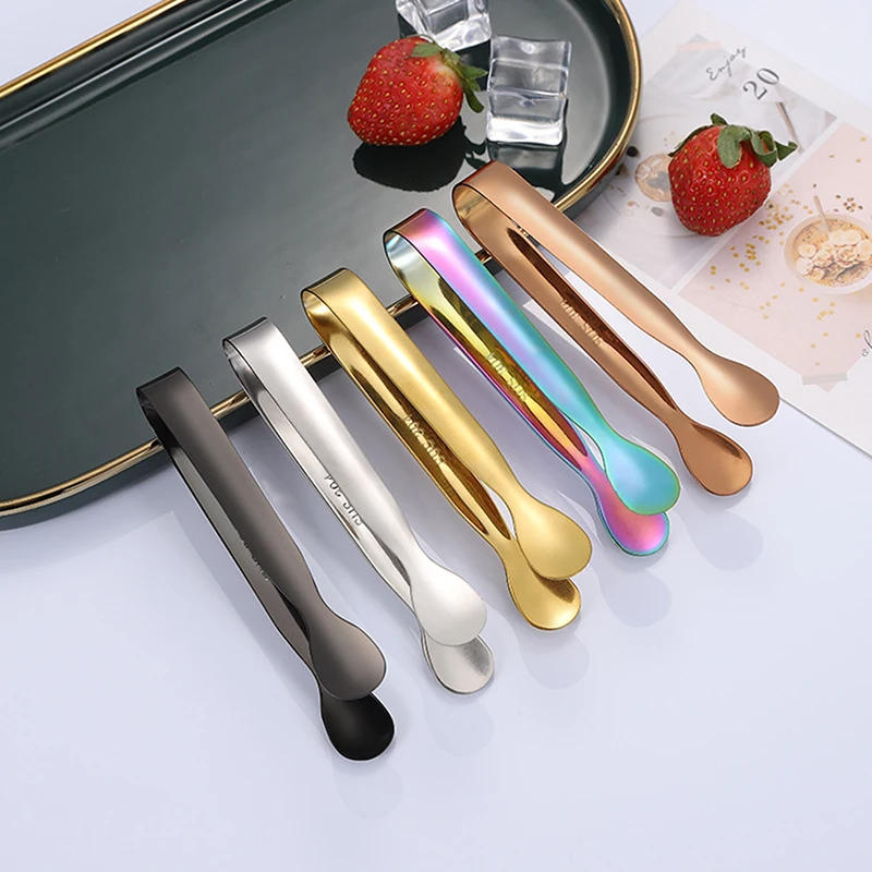 Description Picture 6 of itemHome Cooking Utensils Stainless Steel  Gold Kitchen BBQ Tongs Multiple Styles Cake Clip Food Steak Clamp Kitchenware Accessories