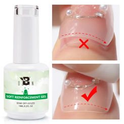BOZLIN 15ml Wearing Handmade Nail Soft Reinforcement Gel For Nail Polish  Function Gel Transparent Soak Off UV Nail Art Manicure