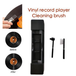 1 Set Anti Static Vinyl Record Cleaner Cleaning Brush Set for Vinyl Record Player Dust-Remover Kit for Phonograph Turntable