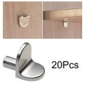 20pcs Shelf Pin Support Pegs Cabinet Closet Laminate Pins Fixing Bracket Shelf Bracket Zinc Alloy For Display Cabinets