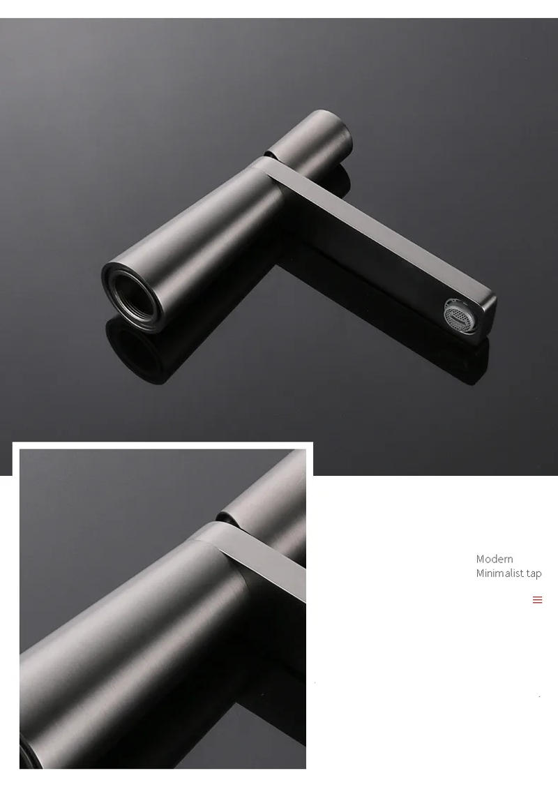 Description Picture 6 of itemBathroom Basin Faucet Brush Gold Solid Brass Faucet Sink Mixer Tap Hot and Cold Signle Lever Basin Faucet Free Shipping