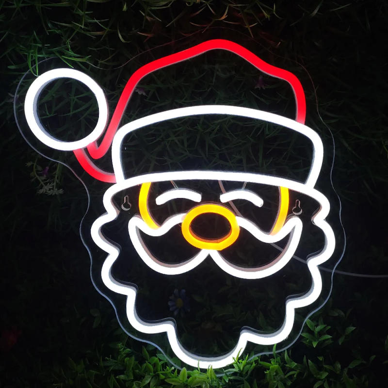 Description Picture 6 of itemSanta Claus Neon Led Sign Christmas Neon Lights Room Decoration For Home Wall Lamp Party Bar Club Art Wall Lamp Dimmable Light