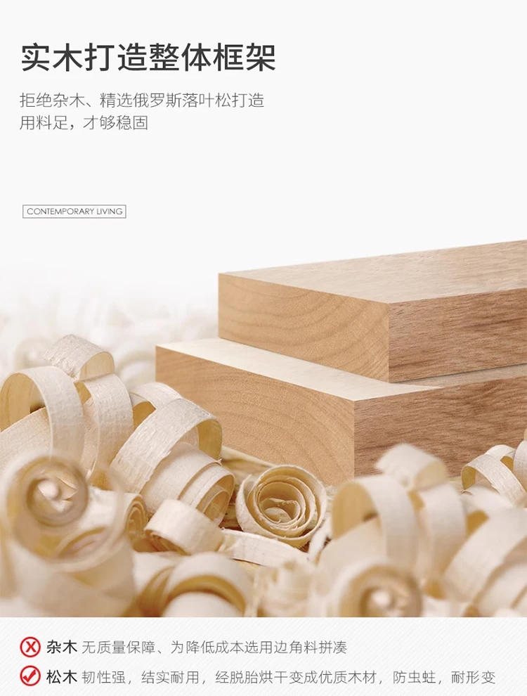 Description Picture 4 of itemSolid wood Italian bedside table Light luxury rock slab locker Modern simple three-pump storage cabinet Bedroom bedside cabinet