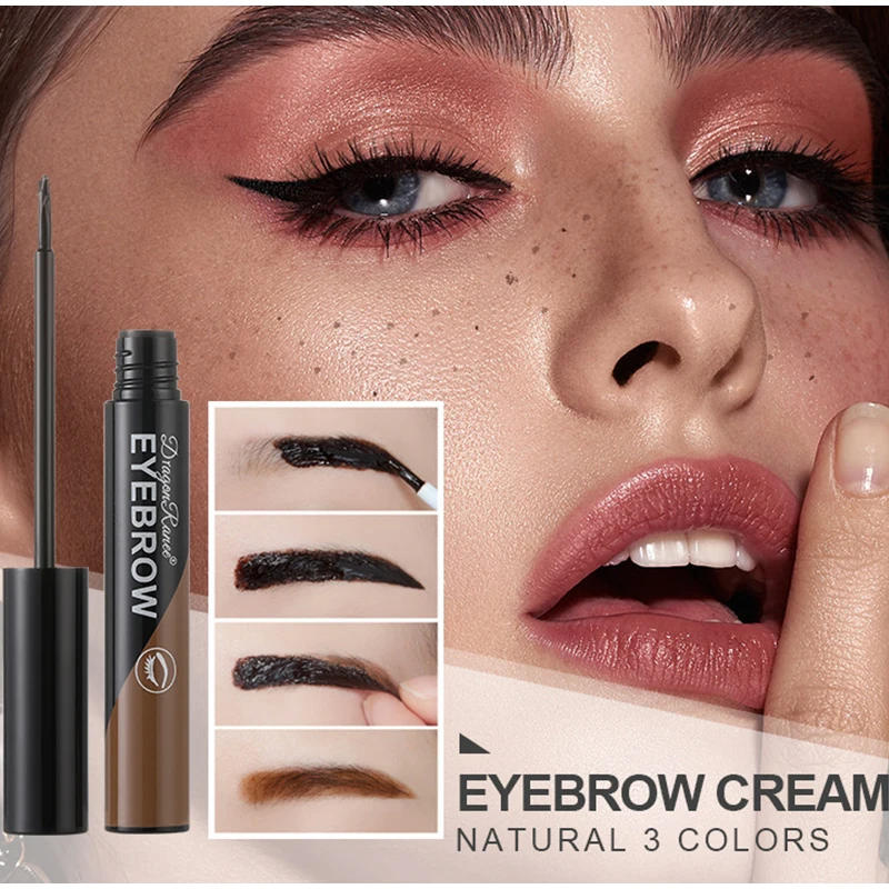 Description Picture 2 of itemWaterproof Liquid Gel Eyebrow Pencil Lazy Makeup Eyebrow Enhancer Durable Durable Removable Natural Eyebrow Tone 1 Piece