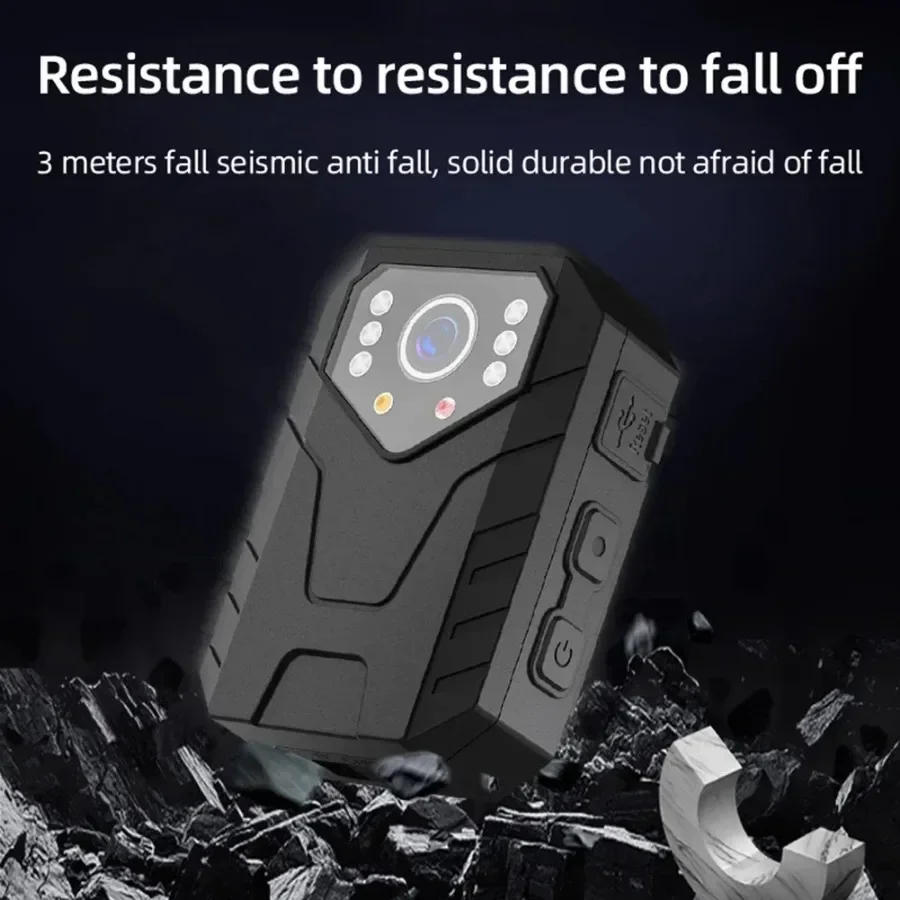 Description Picture 6 of item4K HD Mini Camera Portable Body With 2 Inch IPS Touch Screen Video Recorder Night Vision Police Camcorders Back Clip Action Cam