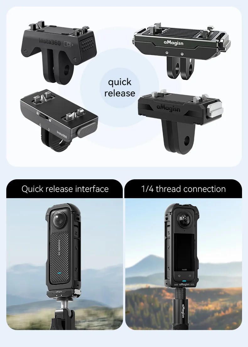 Description Picture 4 of itemaMagisn For Insta360 X4 Expands the Protective Frame for the Rabbit Cage Panoramic Camera