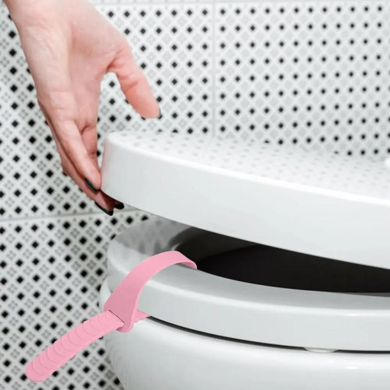 Description Picture 3 of itemSilicone Toilet Lid Lifter Anti-dirty Hand Lid Lifter Toilet Lid Accessories Sanitary Handle Flipp Handle Toilet Seat Ring