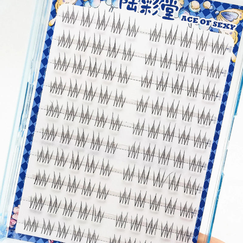 Description Picture 5 of item10Rows Glue-free Realistic False Eyelashes Large Capacity Vivid Daily Natural Eyelash Extension Time-saving Choice For Beginners