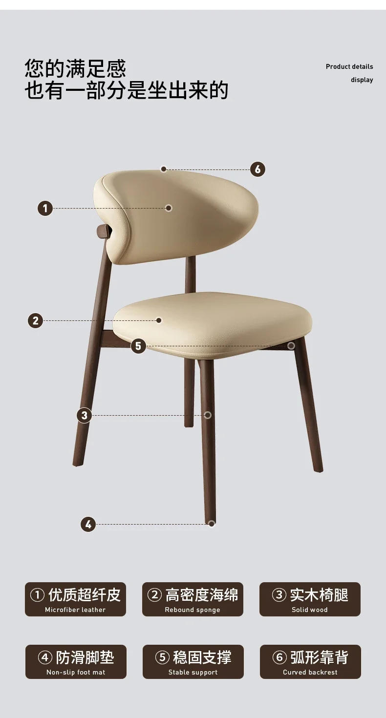 Description Picture 3 of itemRestaurant Hotel Dining Chairs Living Cafe Nordic Garden Luxury Dining Chairs Kitchen Muebles De Cocina Room Furniture ZS40DC