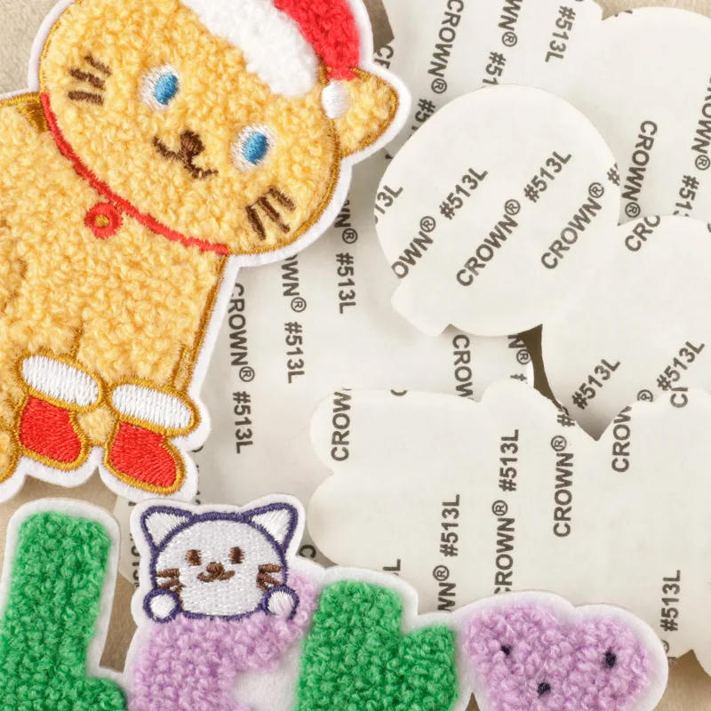 Description Picture 3 of itemSanta Claus Christmas Sequin Snowman Jacket Patch Sticker Christmas Decoration Applique Embroidery Stick on Patches Badge