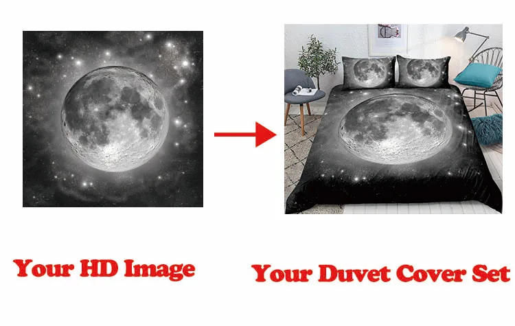 Description Picture 3 of itemUnicorn Duvet Cover Set Single Double Twin Size Home Decor For Girls Kids Adults Cute Unicorn Bed Linen Kawaii Bedding Set