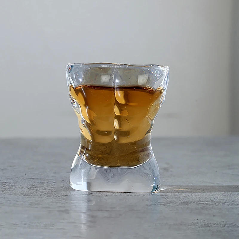 Description Picture 4 of item1PC New Unique Beer Cup Funny Men Women Body Shaped Transparent Wine Glass Bar Drinkware Cocktail Mug Coffee Juice Teacup