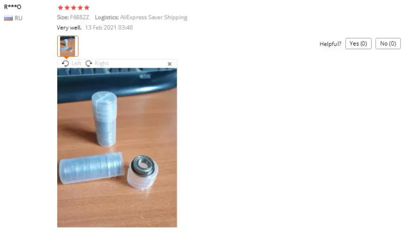 Description Picture 3 of itemfor printer Motor Bore Shielded Flange Miniature Bearing Set - 10Pcs - F608ZZ F686ZZ F688ZZ