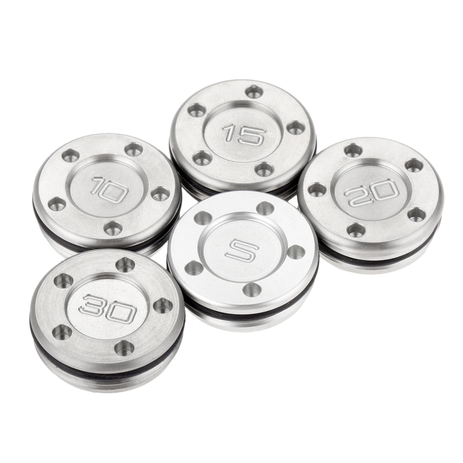 Description Picture 5 of item2Pcs Silver Metal Golf Club Heads Weights for Scotty Cameron 5g 10g 15g 20g 25g 30g 35g 40g with 1Pc Golf Putter Wrench Tool Set