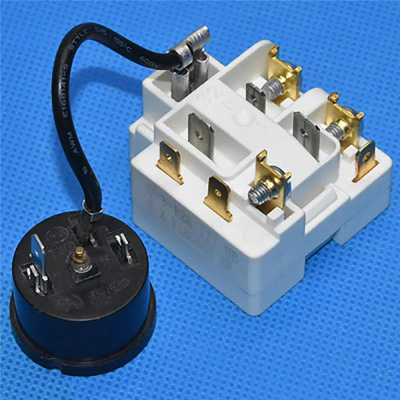 Description Picture 6 of itemFor Haier Compressor Starter QP3-12A Refrigerator Compressor Relay Protector with 4UF Capacitor Repair Parts