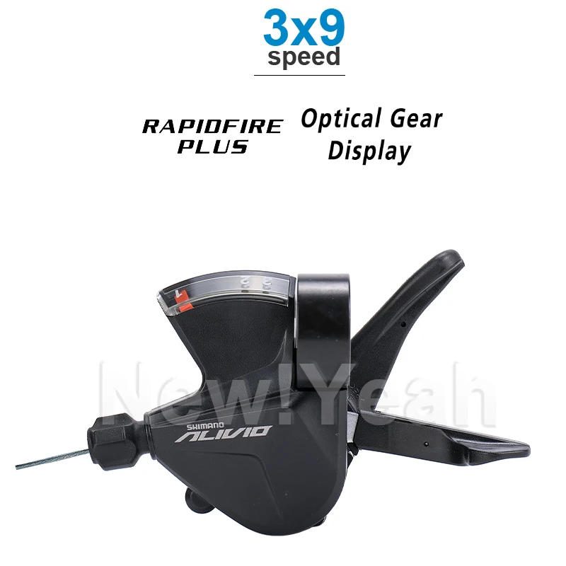 Description Picture 4 of itemSHIMANO ALIVIO M3100 2/3x9 Speed Shifter Shifting Lever SL-M3100-R SL-M3100-L SL-M3100-2L MTB bike Original parts