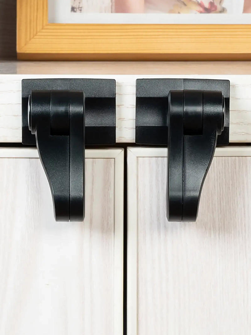 Description Picture 6 of item1pc- Multi-function door handle lock Child safety lock for cabinet drawer doorstop