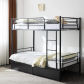Black-with 2 Drawers