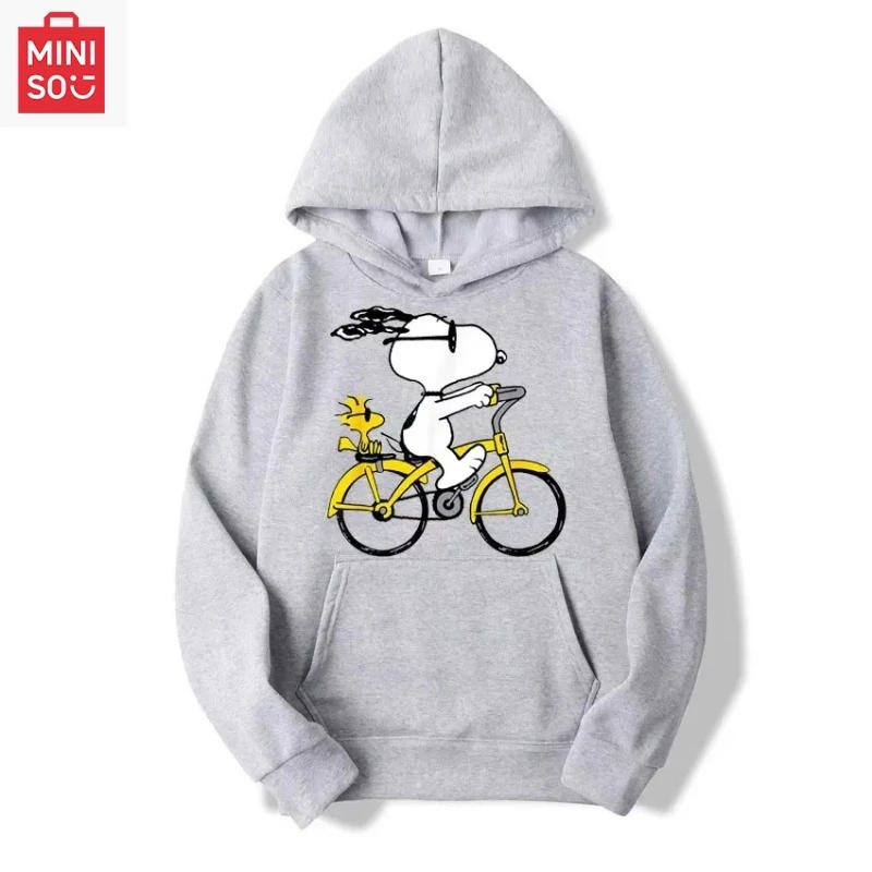 Description Picture 6 of itemMINISO no-lanyard Snoopy loose sweatshirt top spring and autumn couple pullover men's hoodie cartoon fashion women's