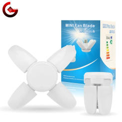 Mini LED E27 Folding Fan Bulb 28W LED Light Bulb AC 220V Foldable UFO Lamp 360 degrees Lampada LED Lamp Spotlight