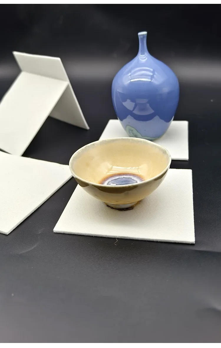 Description Picture 4 of itemPottery Refractory Support Pads 5Pcs High Temperature Resistant Pads Pottery Firing Mat Kiln Shed Board Auxiliary Tools