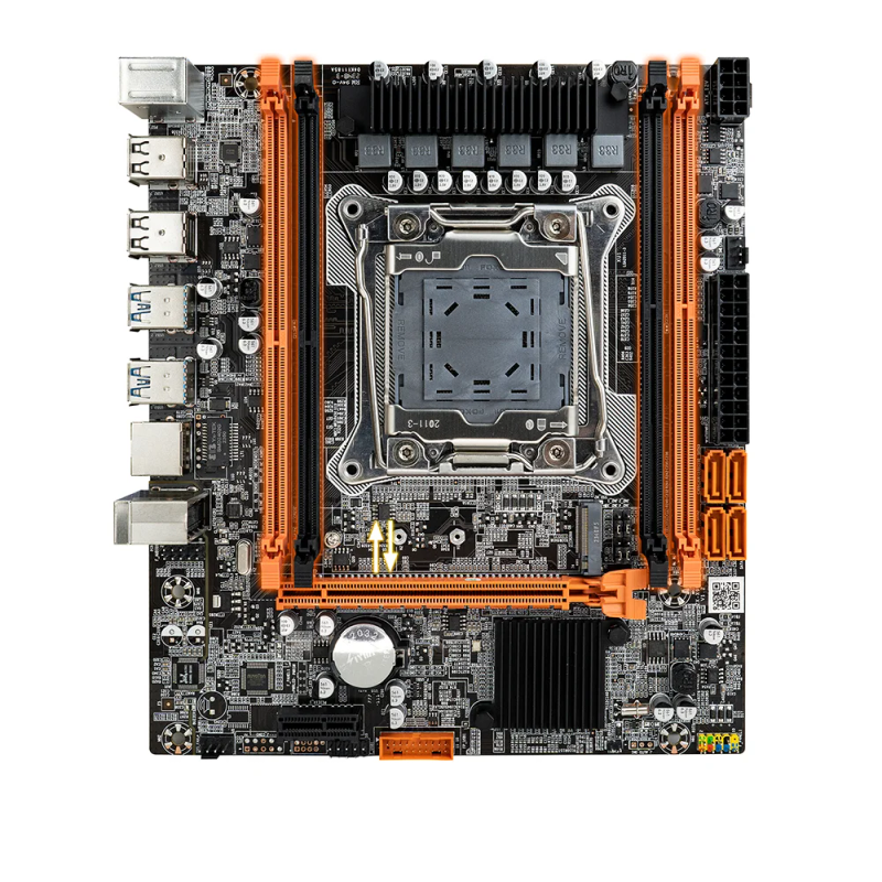 Description Picture 3 of itemASL X99 Motherboard LGA 2011-3 C612 Chipset Support Intel Xeon E5 V3 V4 CPU SATA/NVME M.2 Slot Optional 8GB 2400MHz DDR4 RAM