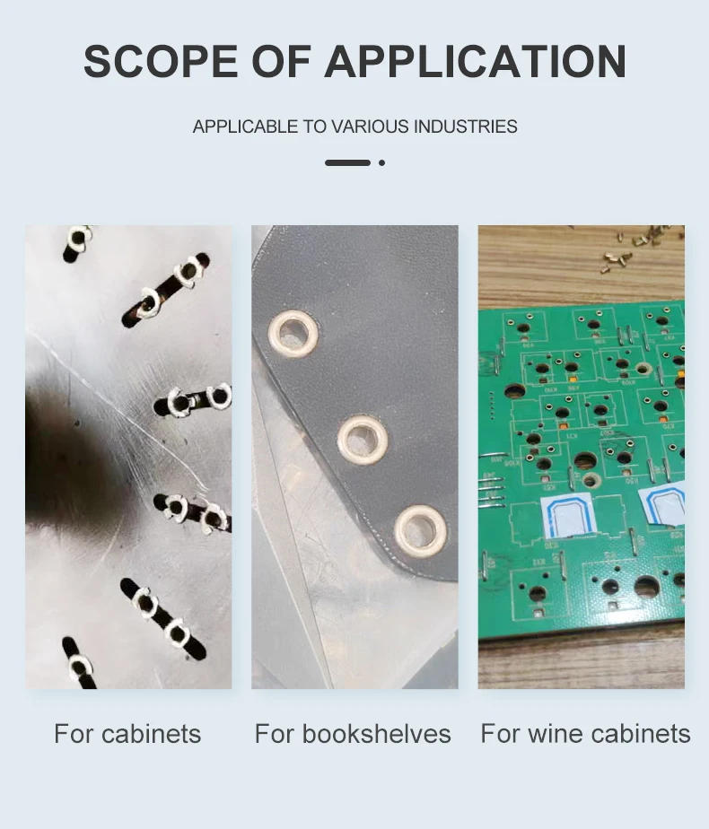 Description Picture 3 of itemBrass Copper Hollow Rivet M1.3 M1.5 M1.7 M2 M2.3 M2.5 M3 M4 M5 M6 Double-sided Circuit Board PCB Nails Through-Hole Tubular Nuts