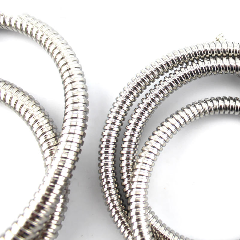 Description Picture 6 of item1 Meter Length 304 Stainless Steel Metal Tube ID 4/6/8mm Threaded Hose Wire Cable Flexible Pipe Sleeve Protection Hose DIY Parts