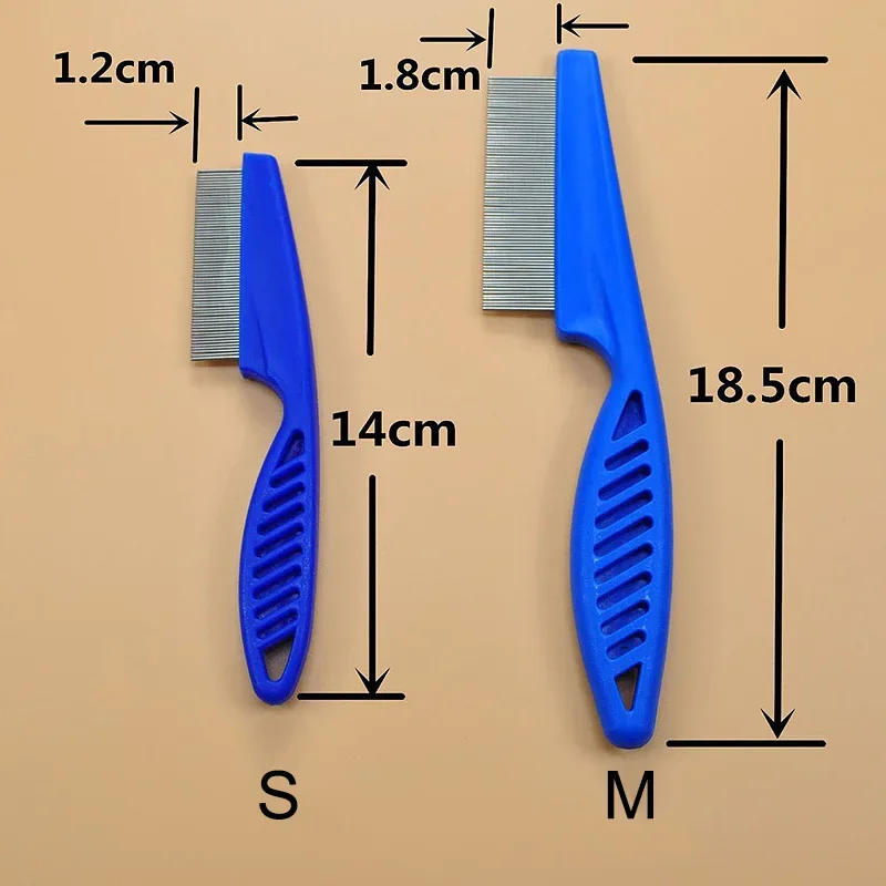 Description Picture 6 of itemPuppy Dog and Cat Hair Grooming Comb, Flea Shedding Brush, Stainless Hair Combs for Pets' Bath Cleaning (1PC)