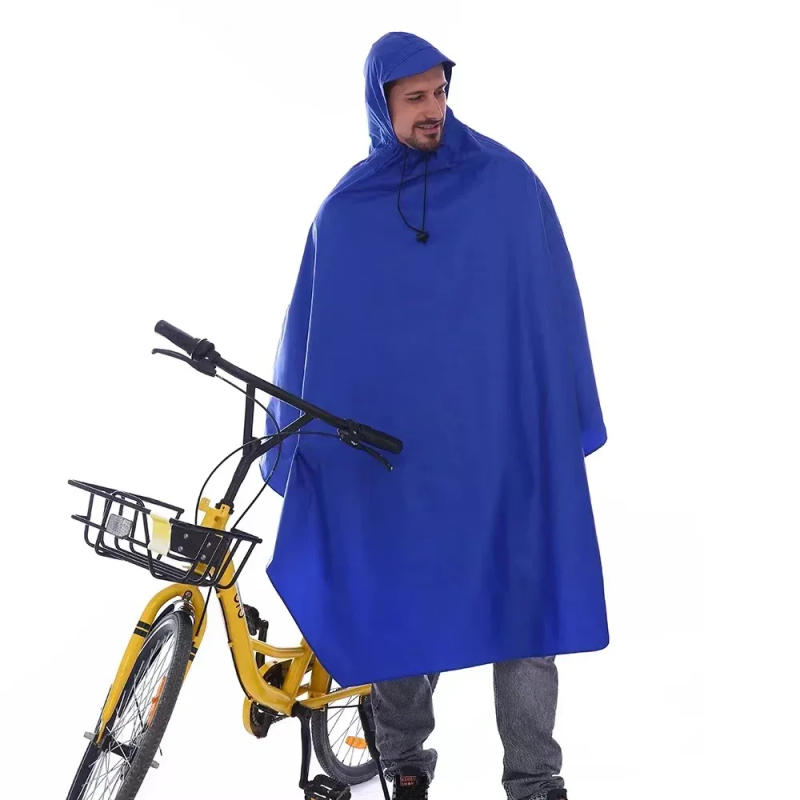 Description Picture 4 of itemRaincoat,Motorcycle Bicycle Hooded Rainwear,Cycling Rain Poncho,Rain Cape Poncho,Hooded Windproof Rain Coat,Moto Scooter Cover