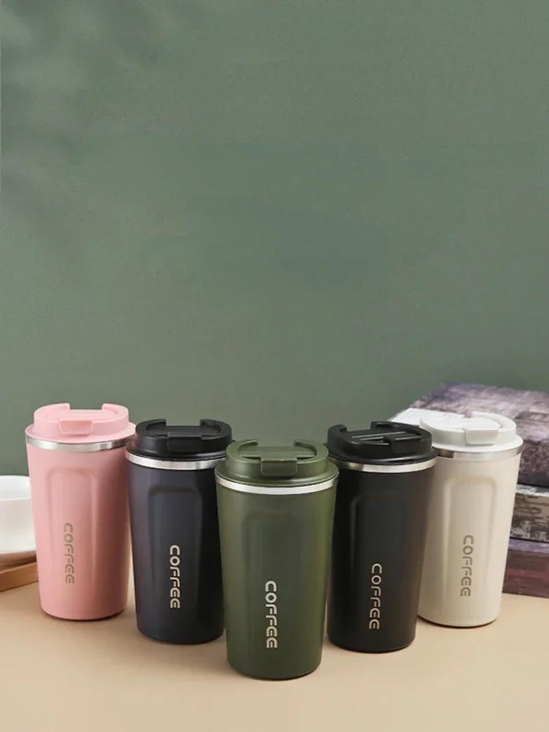 Description Picture 2 of item380/510ML Stainless Steel Thermal Mug Thermo for Coffee Water Bottle Leakproof Travel Drinkware Travel Thermal Mug