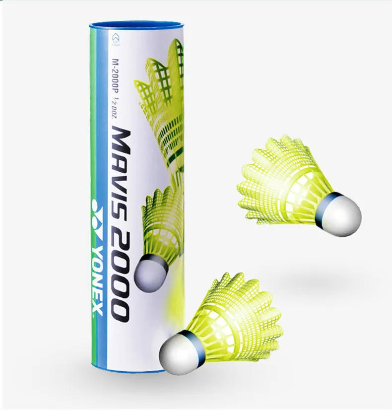 Description Picture 2 of item1Tube Original  Mavis 250 300 600 2000 Badminton Nylon Ball Tournament Shuttle  Badminton  Training  Shuttlecock