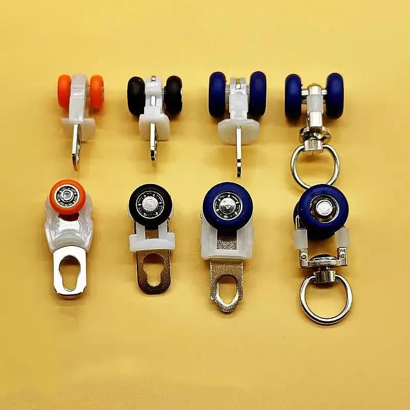 Description Picture 2 of item30/50PCS Old Curtain Track Pulley Metal Bearing Mute Roller Curtain Hardware Accessories Curtain Rods for Windows Wheel
