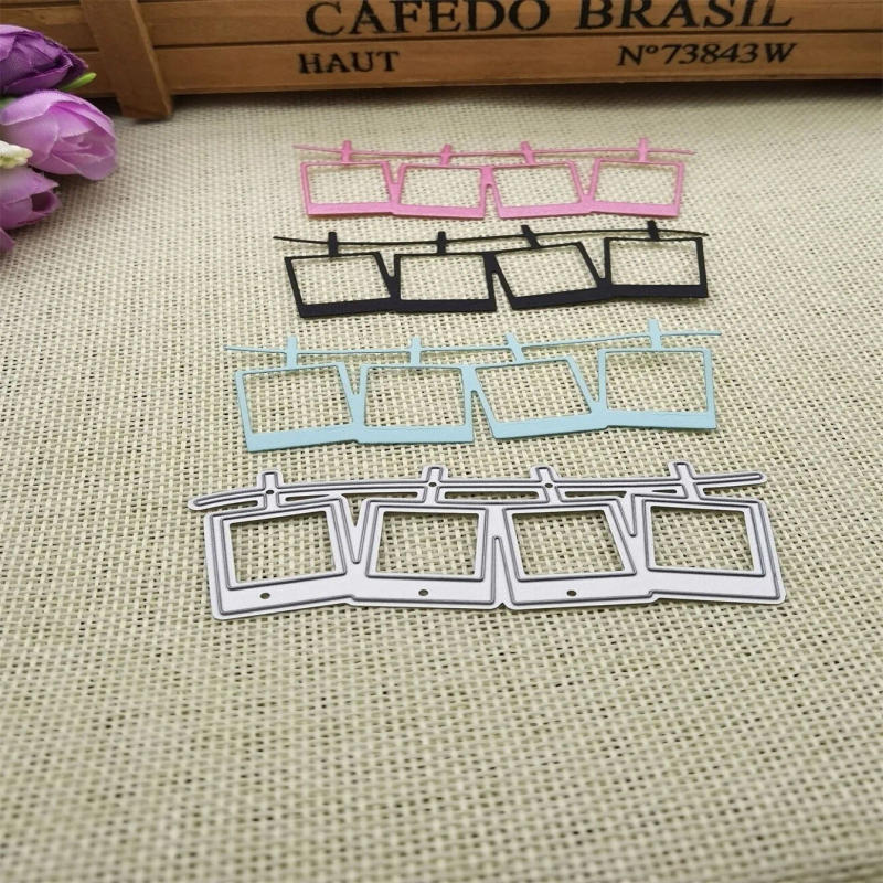Description Picture 4 of item1pc, Frame Cutting Dies, Metal Cutting Dies, Embossing Stencils For DIY Crafting Scrapbooking Supplies, Template Mould, Photo Al