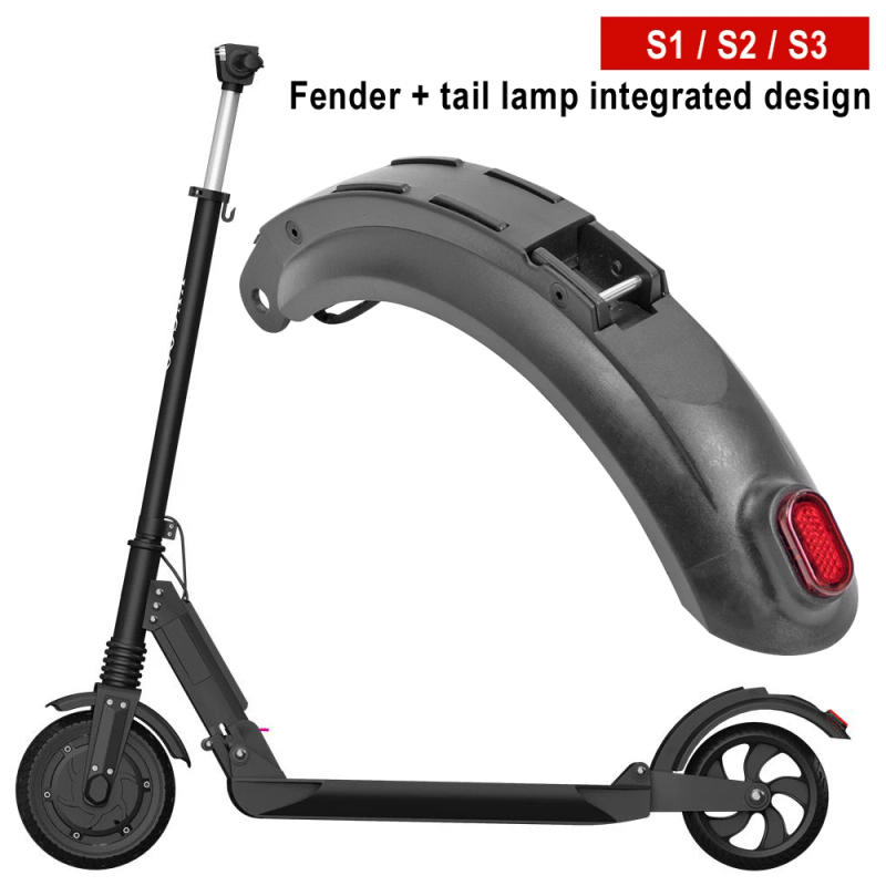 Description Picture 2 of itemFront Fender Parts for Kugoo S1 S2 S3 Electric Scooter Rear Fenders Mudguard Wing + Tail Lamp Skateboard ReplacementAccessories