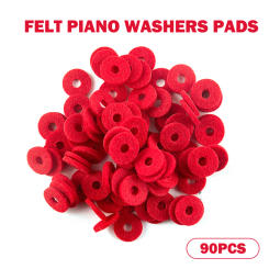 90Pcs Felt Piano Washers Pads for Piano Tuning Accessories
