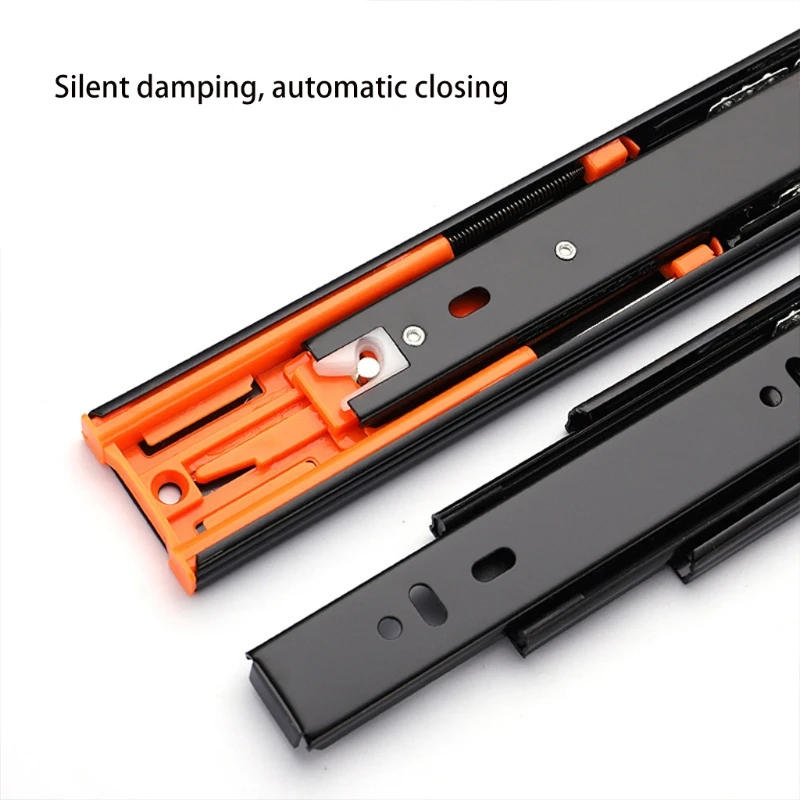 Description Picture 3 of itemDrawer Slides Mount Drawer Slides 55.12lbs Capacity Side Ball Bearing Runners