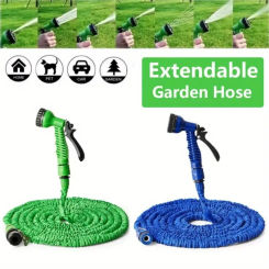 25FT-200FT Garden Hose Expandable Magic Water Pipes Home Garden Daily Watering Tools High-Pressure Car Wash Cleaning Water Gun