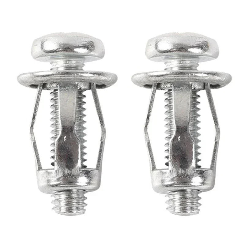 Description Picture 3 of item5/10Pcs M4 M5 M6 M8 Petal Rivets Nut Expansion Clamp Petal Shape Metal Rivet Nut Bolt Hollow Wall Plate Fixing Nuts Pop Screws