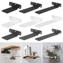 Home And Kitchen Shelf Support Wall Mounted Desk Shelf Right Angle Bracket Furniture Holder Holder Hardware
