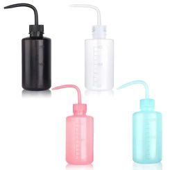 2pc 250ml Tattoo Wash Bottle Lab Squeeze Bottle Squirt Bottles Irrigation Bottle Eyelash Water Can for Cleaning Plant Experiment