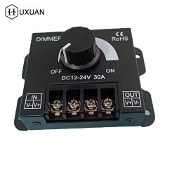 Adjustable Brightness Driver DC Voltage Regulator 30A 360W Power Supply Adjustable Speed Controller 12V-24V LED Dimmer Switch