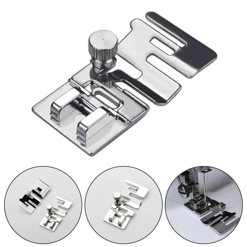 Description Picture 3 of item1Pcs 9907-6 Elastic Band Presser Foot Multifunctional Precise Sewing Machine Accessories Replacement Handicraft Sewing Fittings