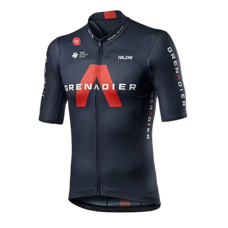 Description Picture 2 of item204 Ineos Grenadier Cycling Jersey Set  Short Sleeve Breathable Mountain Racing Bike Uniform Bib Shorts Summer Bicycle Clothing