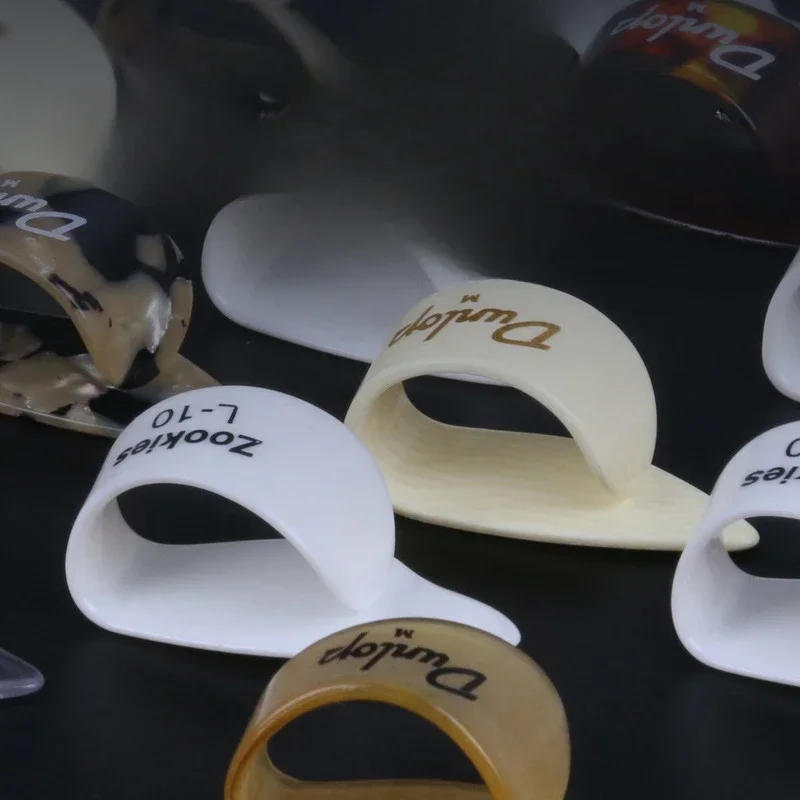 Description Picture 2 of item1pcsWhite Plastic Thumb Pick Plectrum Mediator Guitar Parts Acoustic Stand Electric GuitarGuitar Amplifier