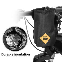 Bicycles Cup Drink Holder Insulated Stem Bag Bike Storage Bike Water Bottle Holder Bag Bike Bag Handlebar Stem Bag Panniers