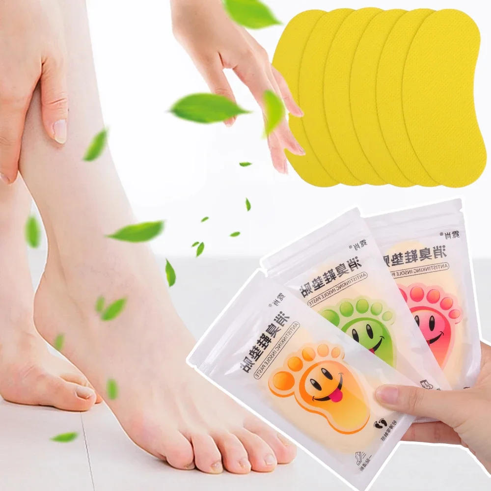 Description Picture 2 of itemShoes Odor Remover Deodorant Patches Lemon Peach White Tea Foot Soothing Insole Stickers Antibacterial Antiperspirant Foot Care