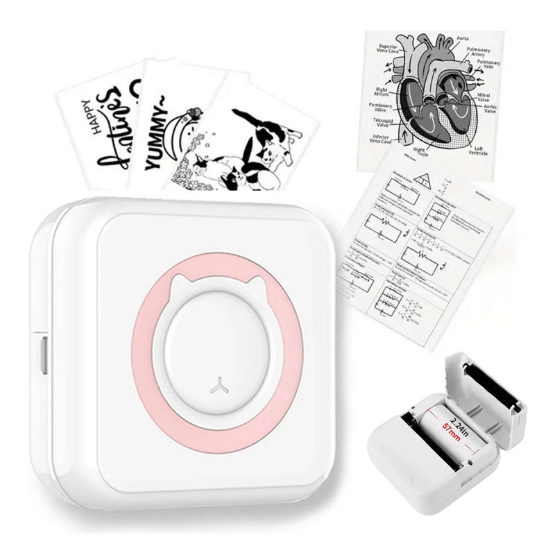 Description Picture 2 of itemPortable Mini printer,thermal pocket Label printer, for Android or IOS APP, inkless sticker printer, suitable for home, office